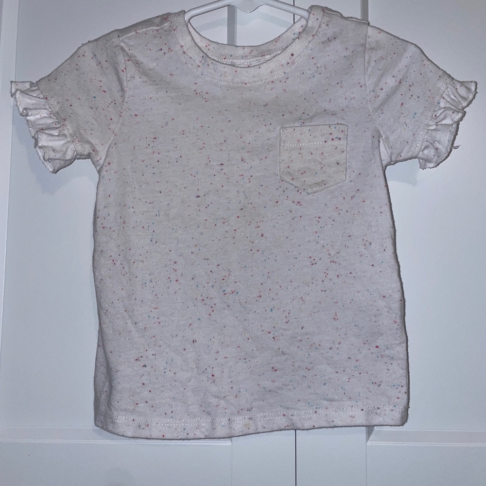Garanimals speckled ruffle shirt 18m